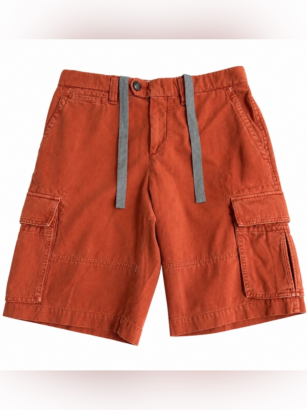 Authentic Brunello cucinelli burnt orange cargo shorts 48 / 34